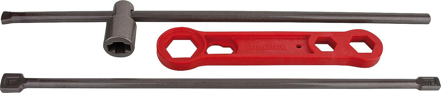 Mounting wrench set for aluminium radiators, DN25(1") male nipple