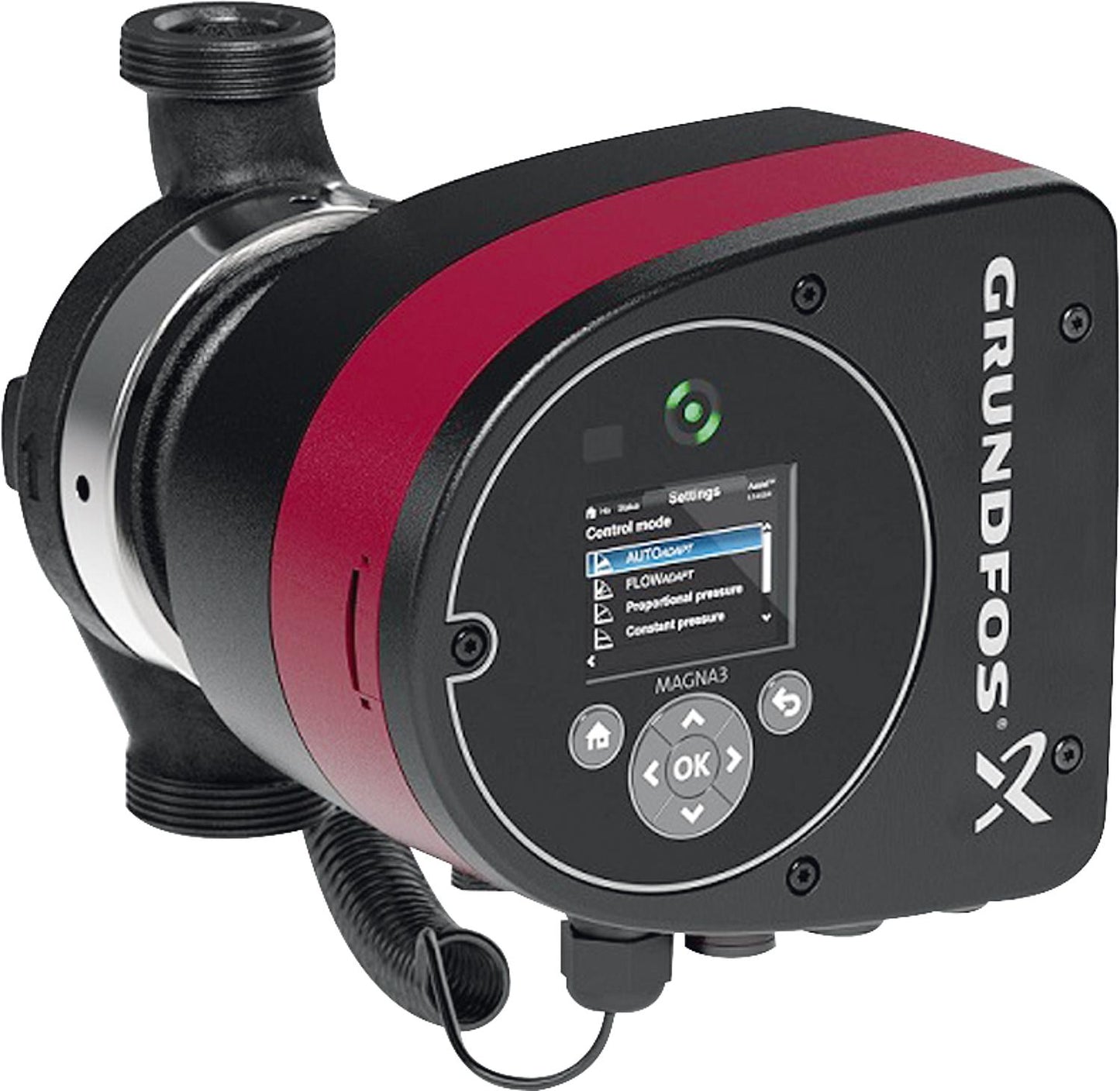 Umwälzpumpe Grundfos Magna 3 25-60, DN25(1"), PN10, 230V, Baulänge 180mm