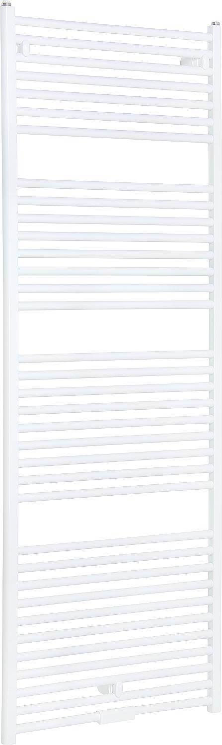 Aluminum towel radiator, center connection, type Cool 1740/600, RAL 9010