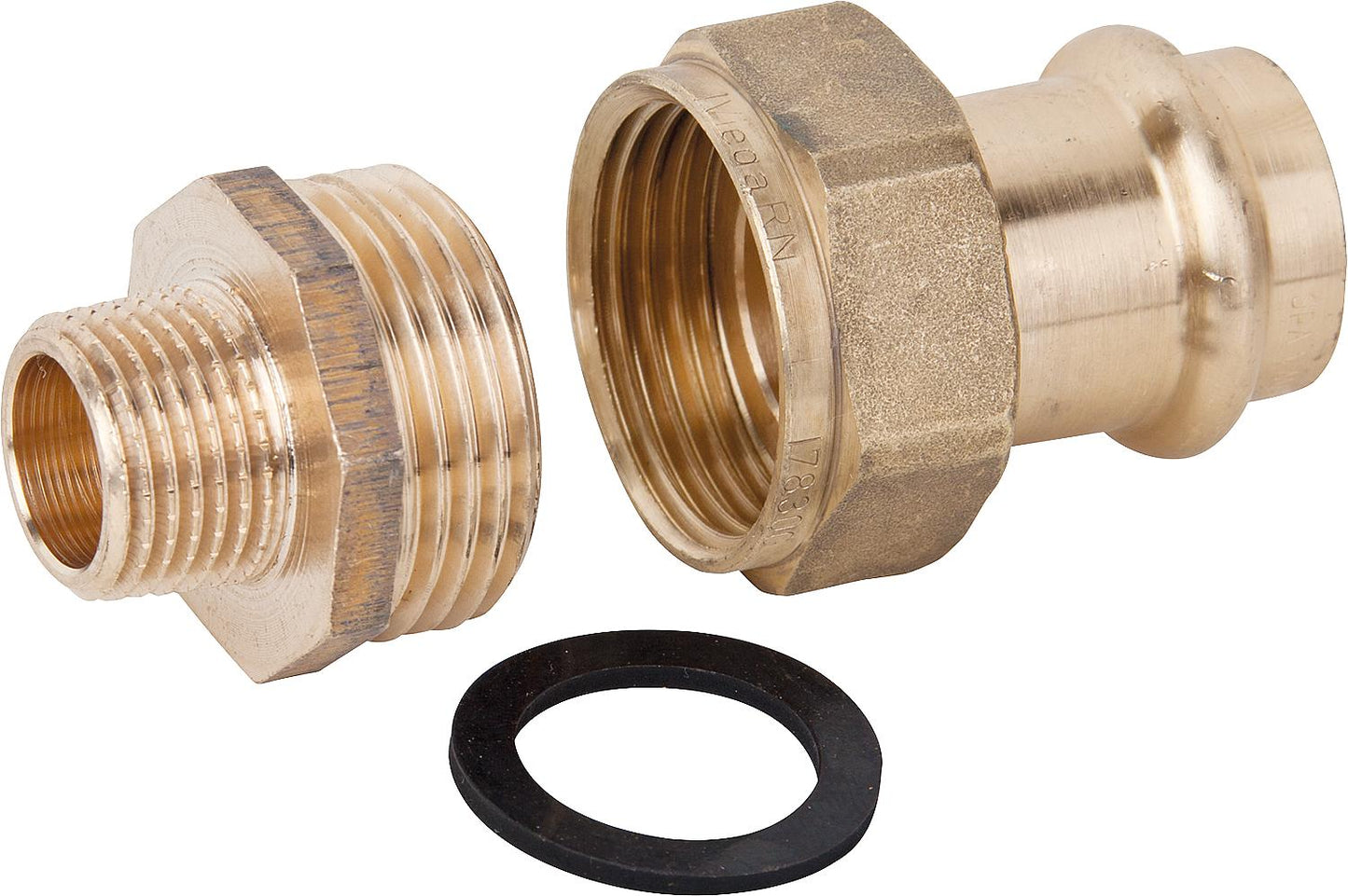 Sanpress transition fitting model 2265 with V-contour d-12x R-1/2 AG