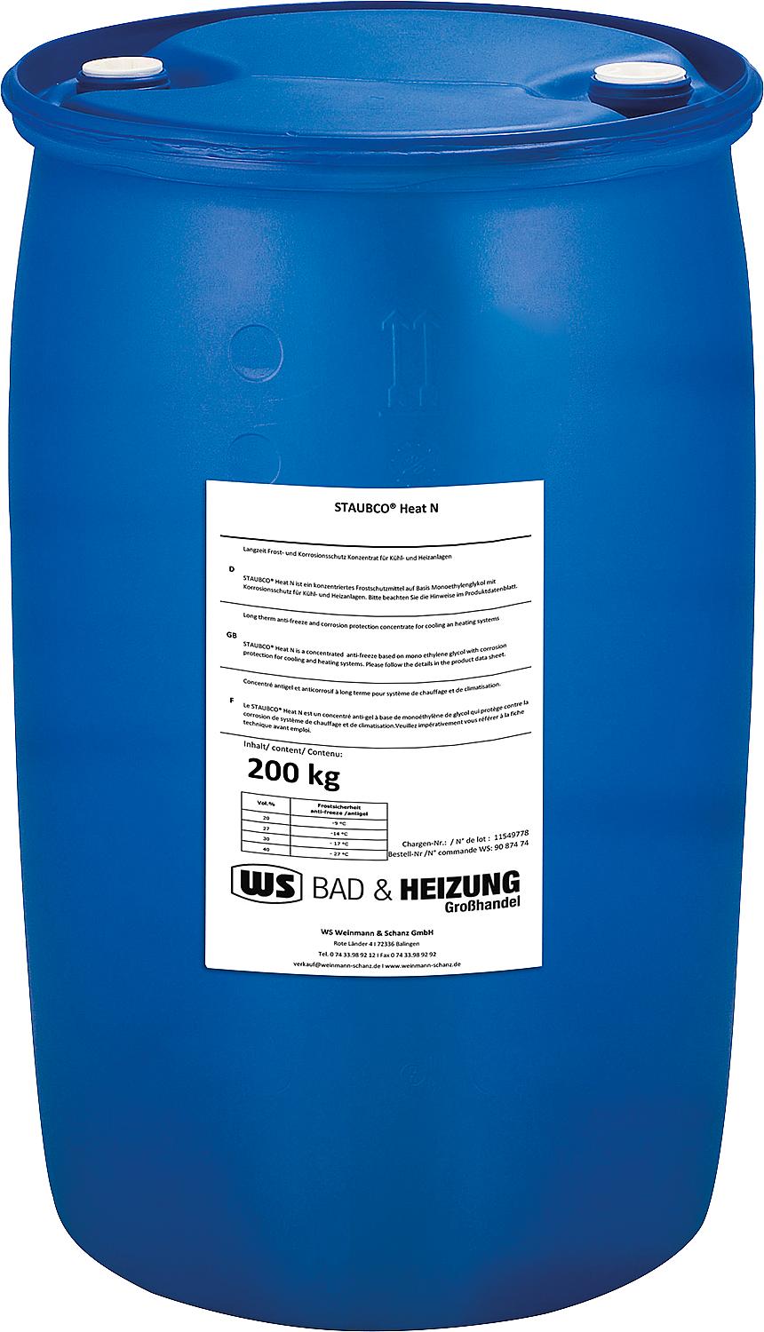 Kühlsolekonzentrat Staubco Heat N, Fass a 200Kg