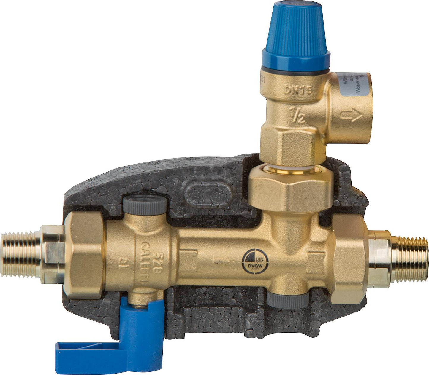 Storage safety group EVENES DN15 (1/2"), safety valve 6 bar