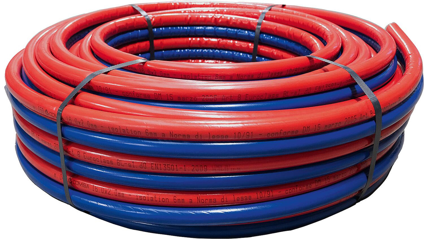 Tuyau composite multicouche WS, PE-RT, tuyau double en rouleaux