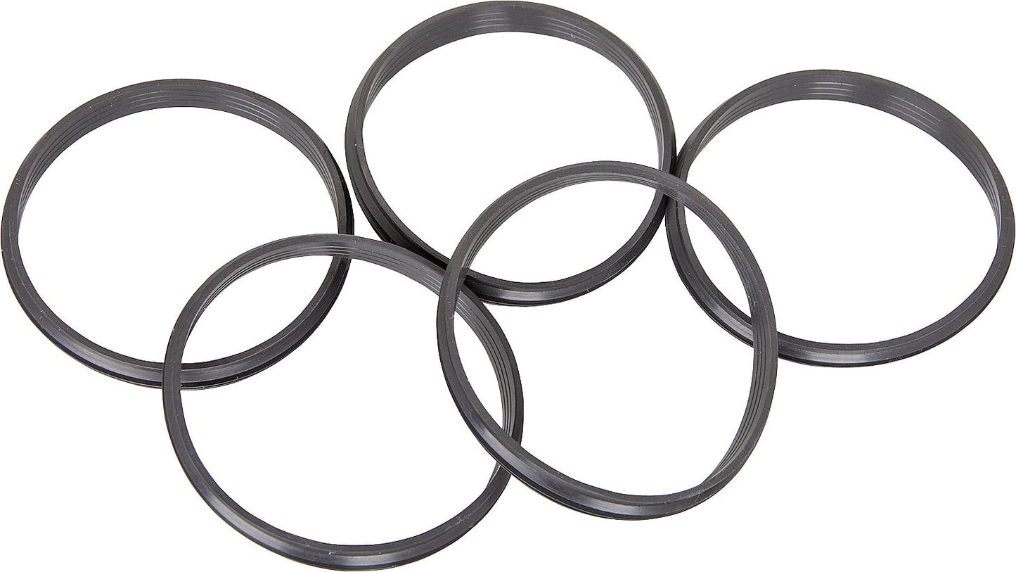 Silicone gasket, pack of 5, 80mm diameter, painted, suitable for pellet exhaust pipes