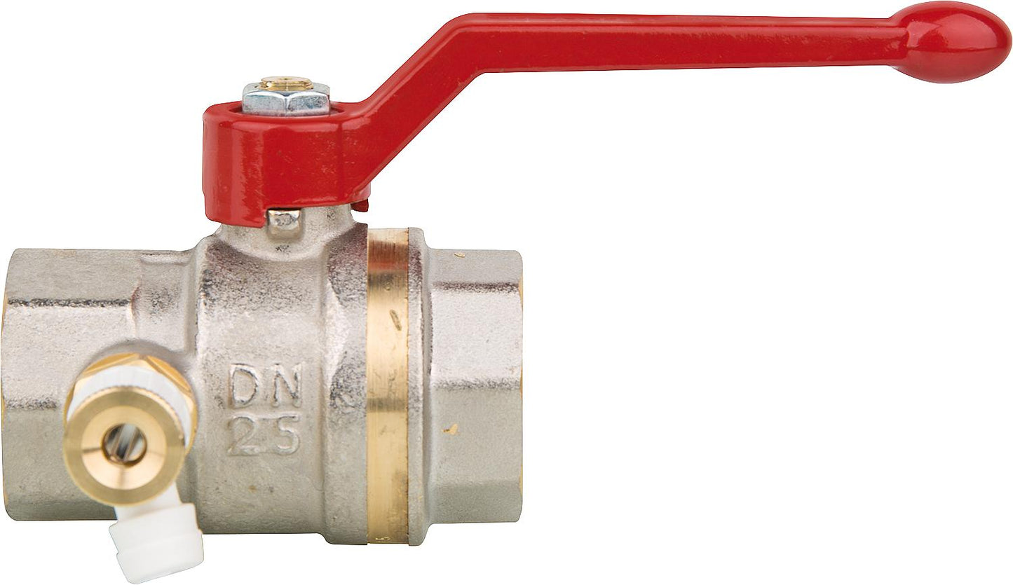 Kugelhahn IG x IG, mit Entleerung DN 8 (1/4")