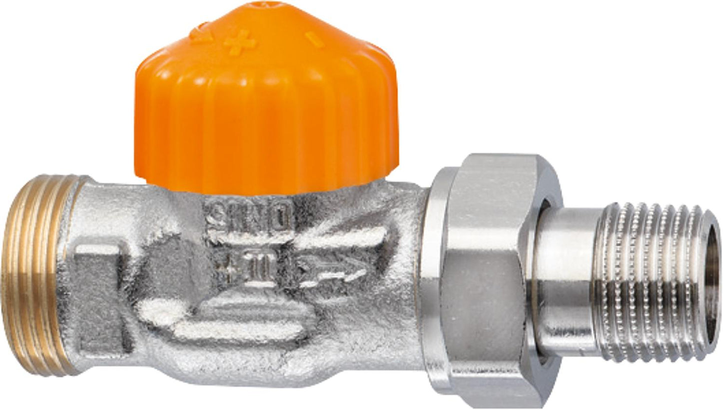 Thermostatic valve body IMI Heimeier Eclipse DN15(1/2") x G3/4" male thread, straight through
