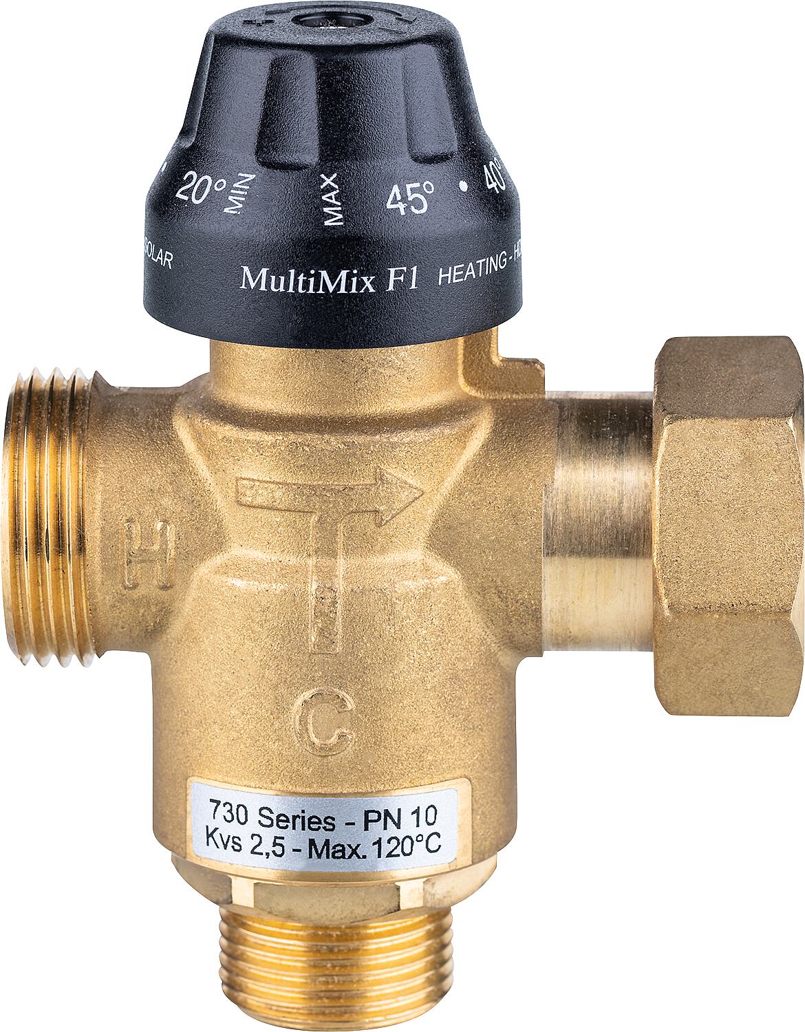 Festwertmischventil Easyflow Heizkreisset DN 20 passend für Typ 20-3 und 20-6