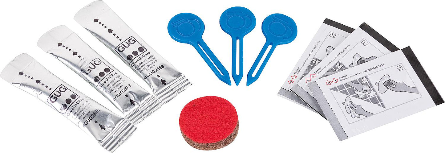 Stiggi Pack adhesive system