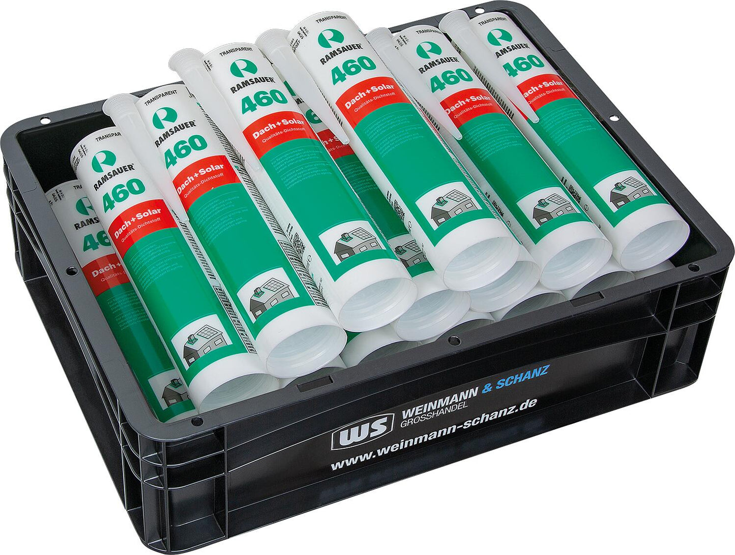 Value pack WS + Ramsauer, roof sealant + solar transparent 460, 310 ml / 20 pieces + free WS BOX