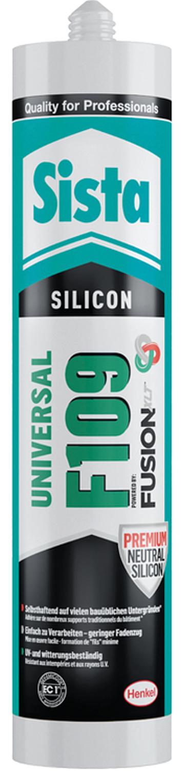 Universal silicone SISTA F109 Fusion transparent (matt) 300ml cartridge