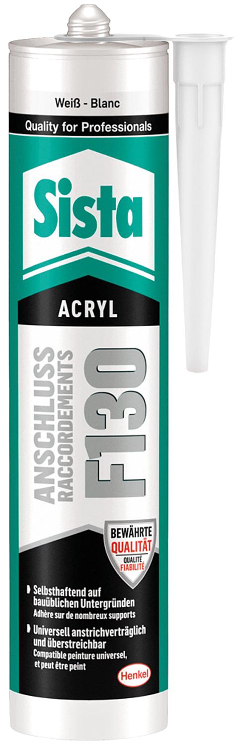 Acrylic SISTA F130 connection white 300ml cartridge