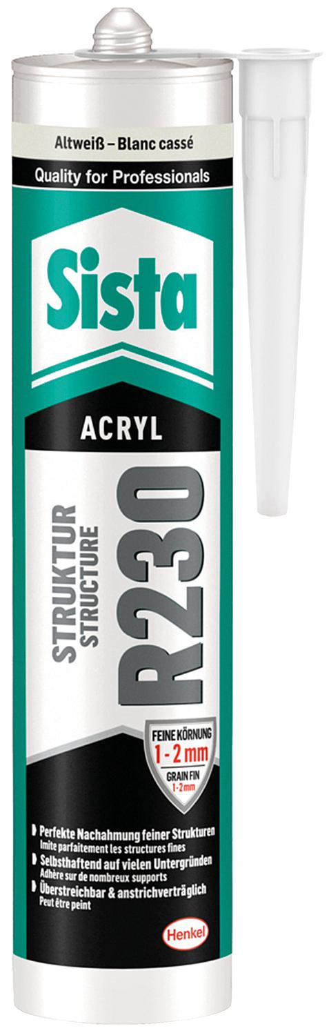 Sista R230 (fin) acrylique de façade