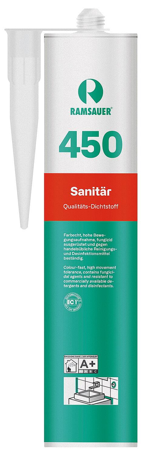 Cartouche de silicone sanitaire RAMSAUER 450 MATT 310 ml