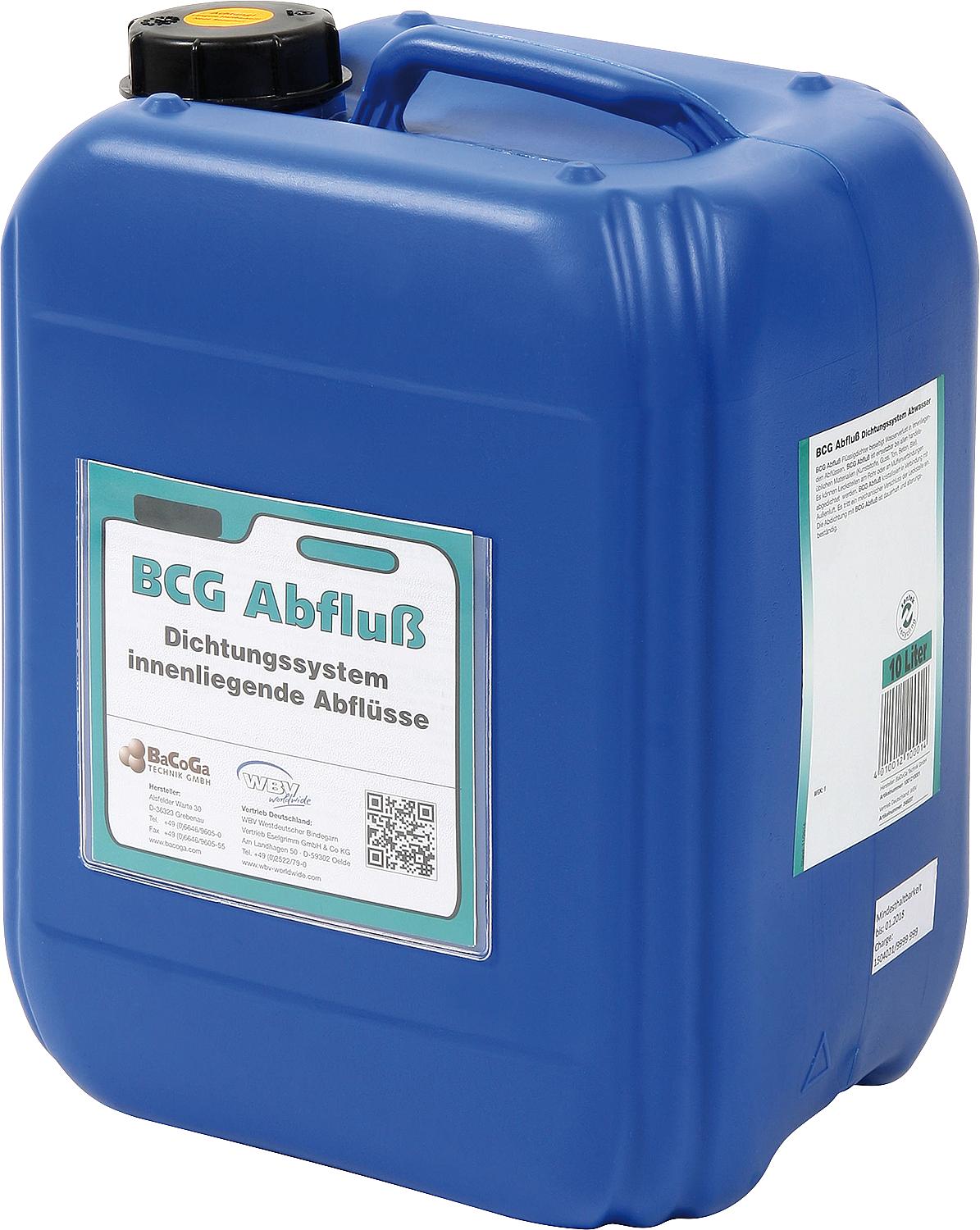 BCG self-sealing compound BCG drain canister = 5 liters