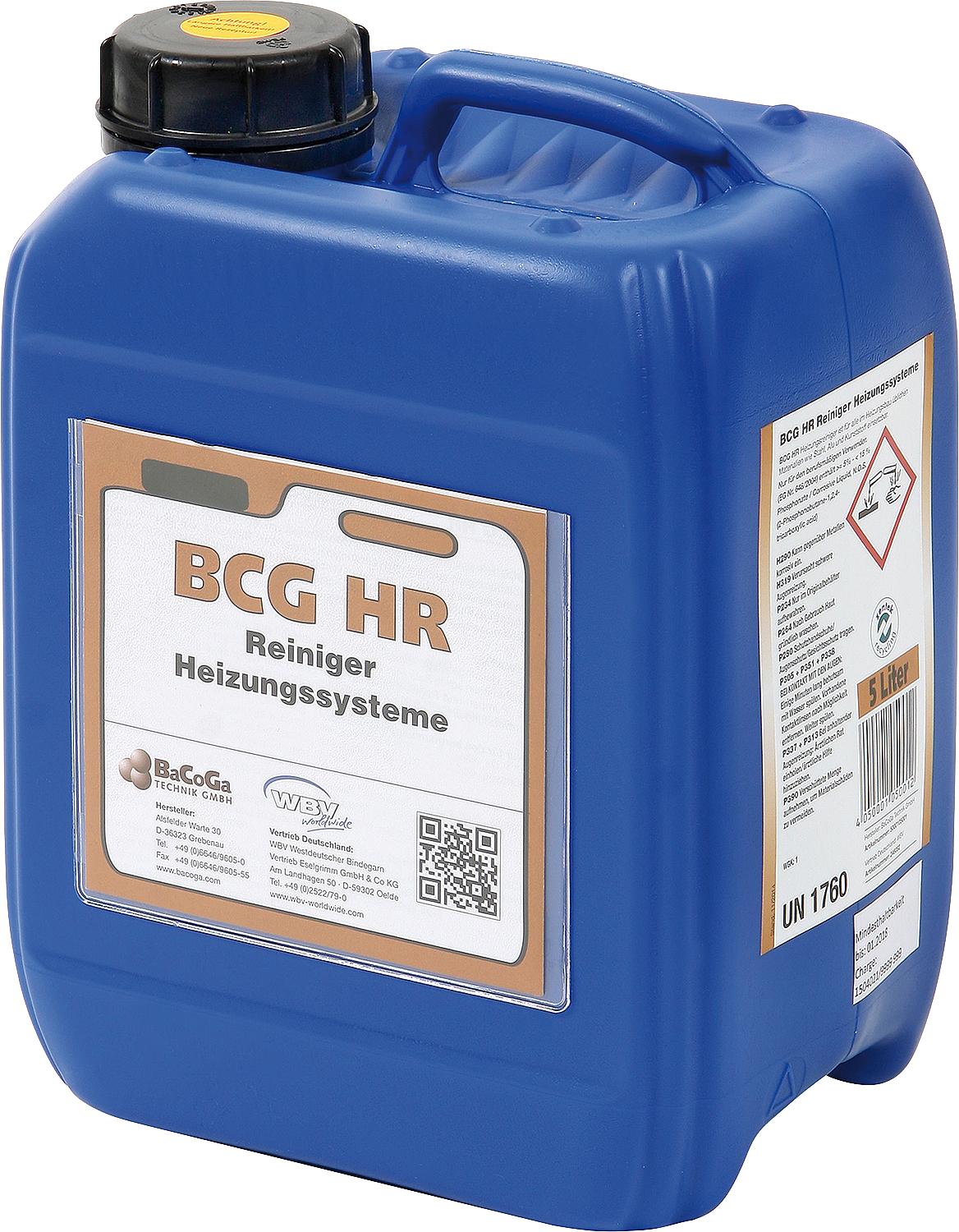 BCG heating cleaner BCG-HR canister = 5 liters