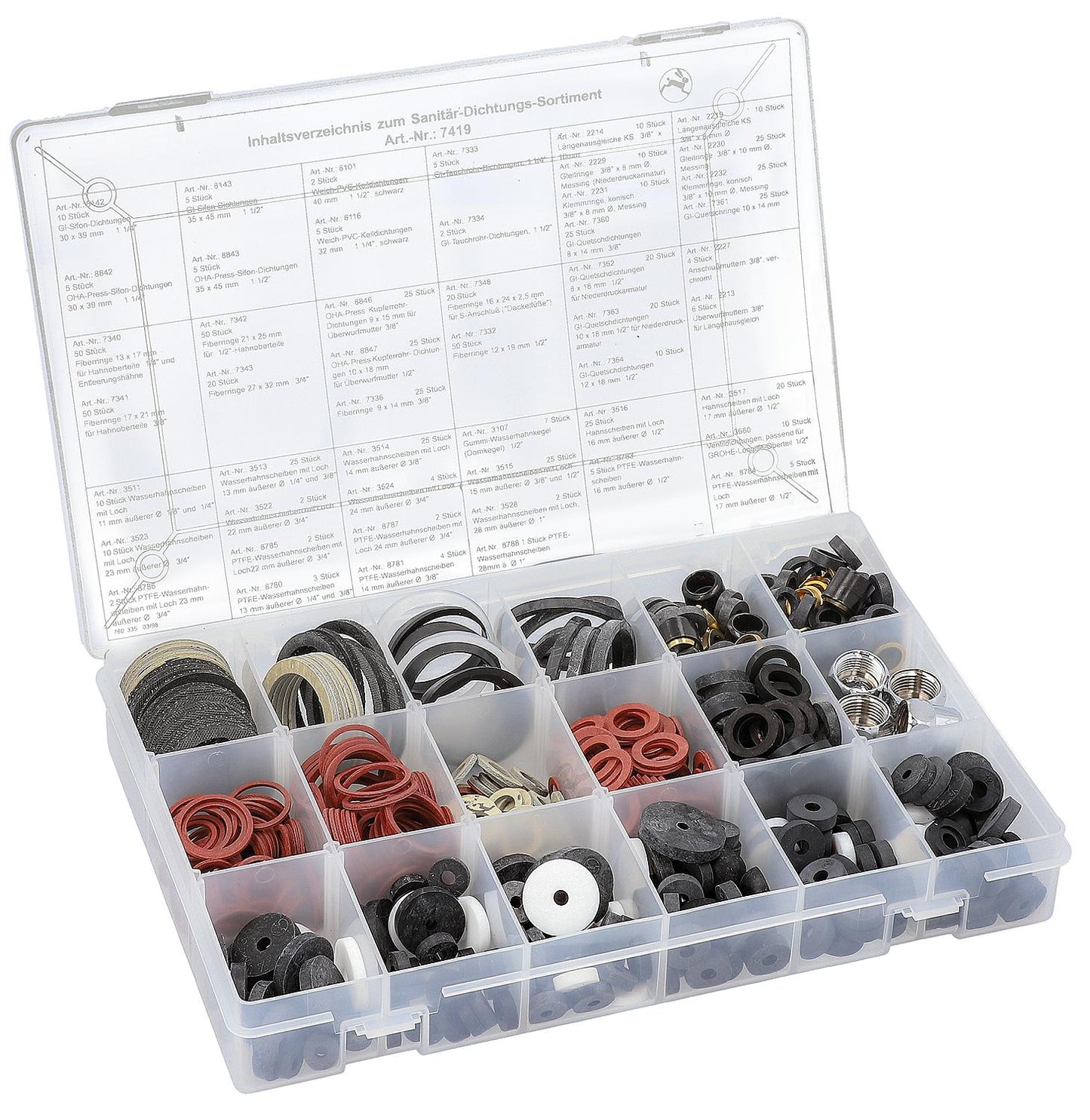 Sanitary sealing assortment Art. 7419