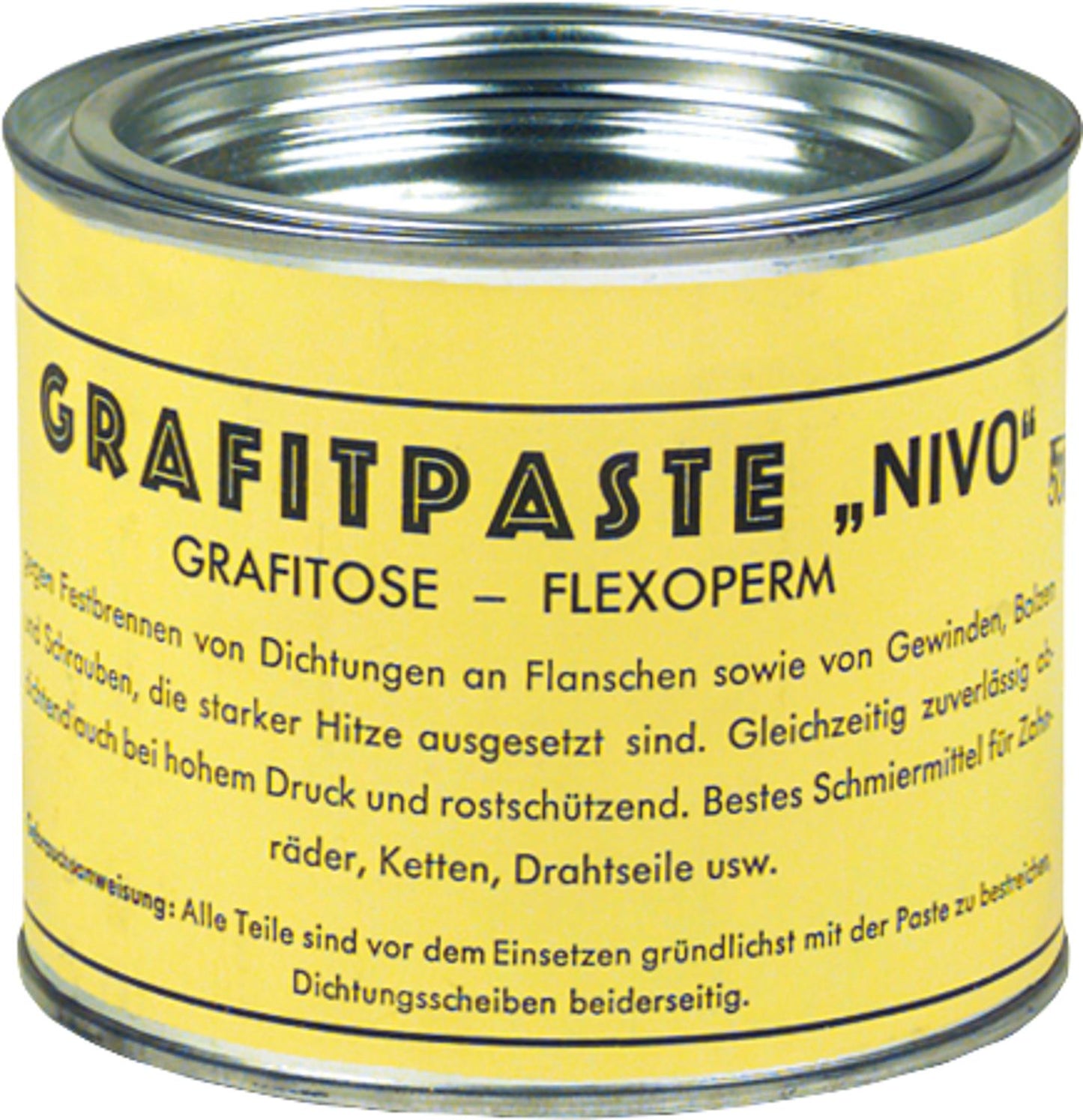 Pâte de graphite Nivo Flexoperm, boîte de 500 g