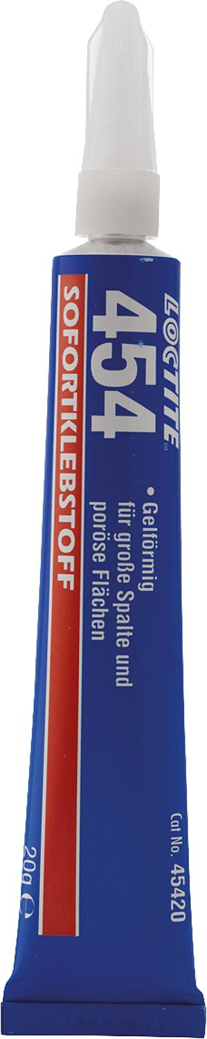 Gelförmiger Sofortklebstoff LOCTITE 454, 20gr Tube