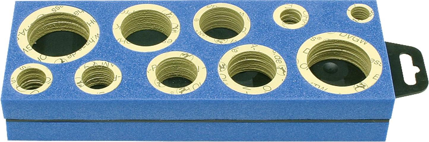 Universal sealing assortment for heating installations Ref. No.: 9010, Contents 186 pcs.