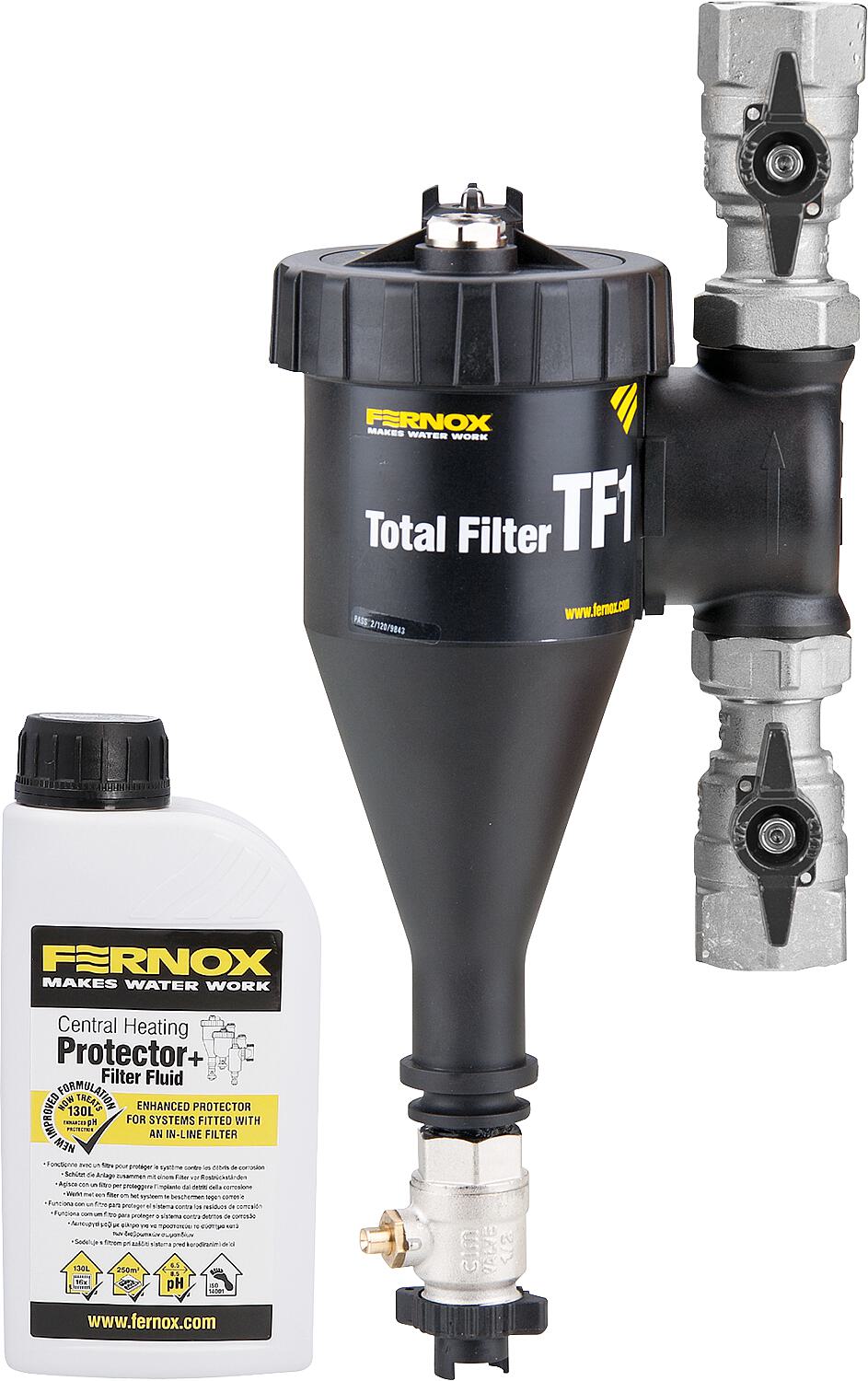 Magnetite and sludge separator TF1, 22mm clamp connection