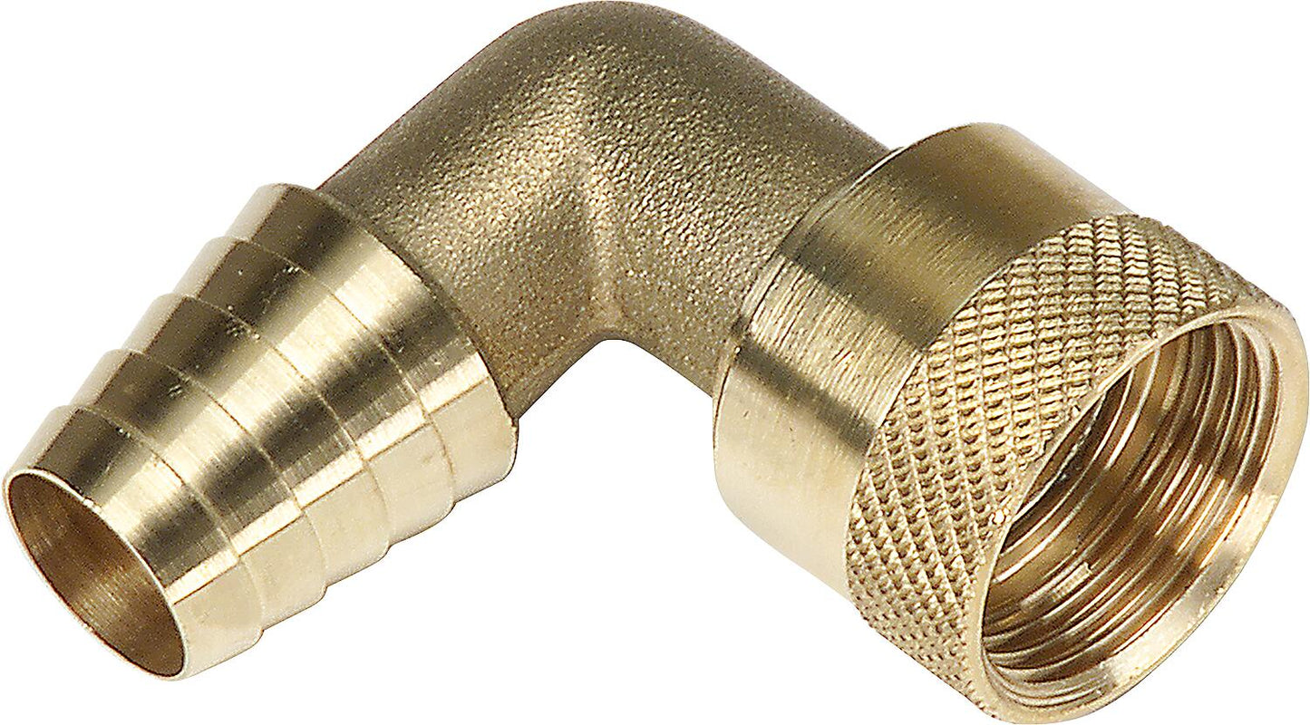 Raccord coudé pivotant, filetage femelle 3/4", laiton