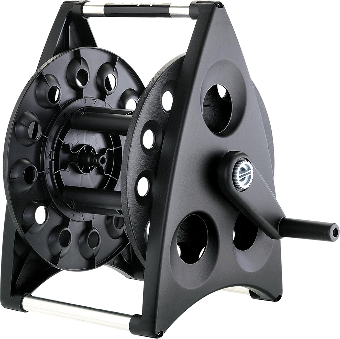 Hose reel with wall bracket for up to 40m of hose