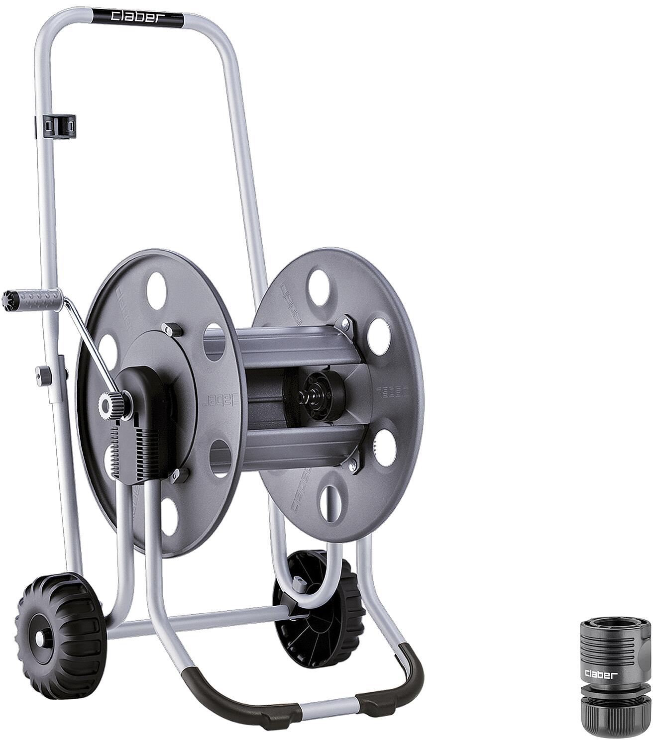 Hose reel Metal 60, sturdy steel construction