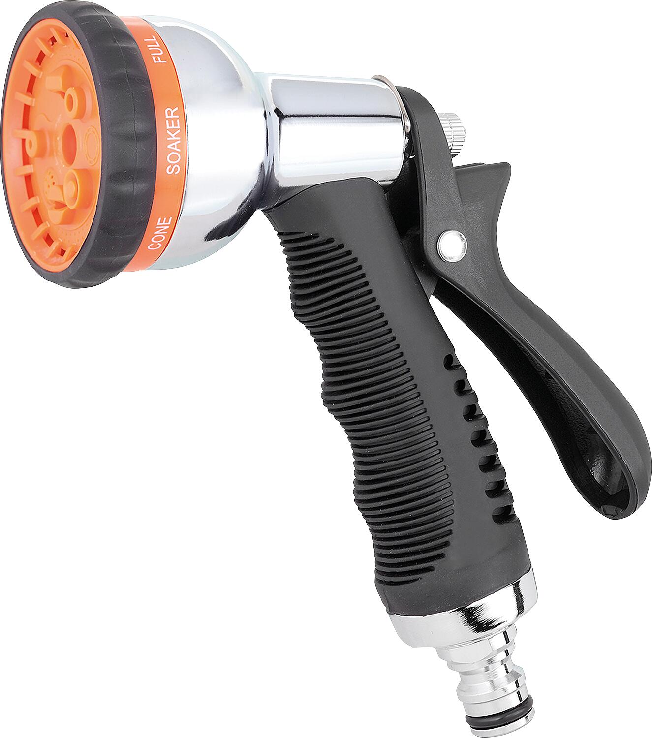 Multifunctional shower head with 8 steel shapes