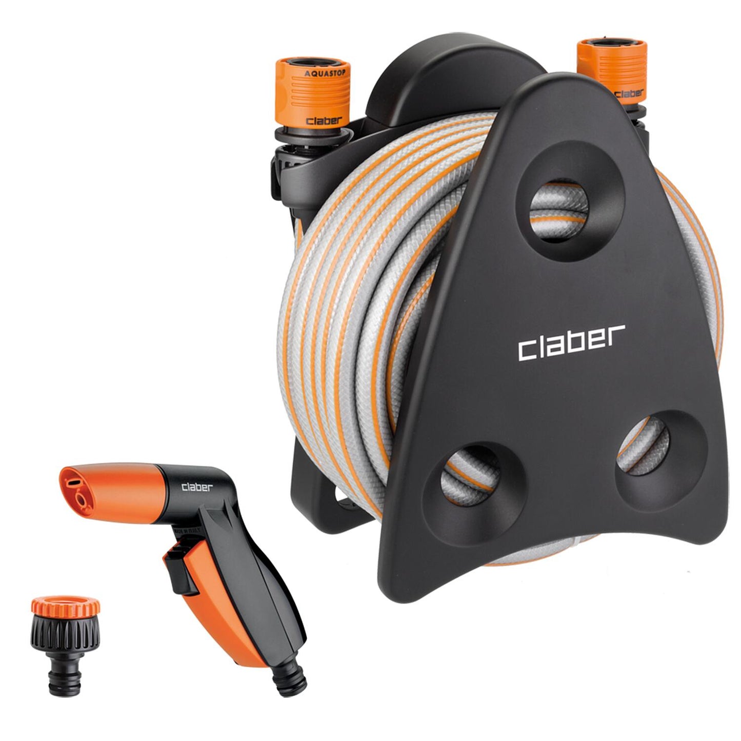 Hose holder mini set UTILITY with 10m hose and accessories