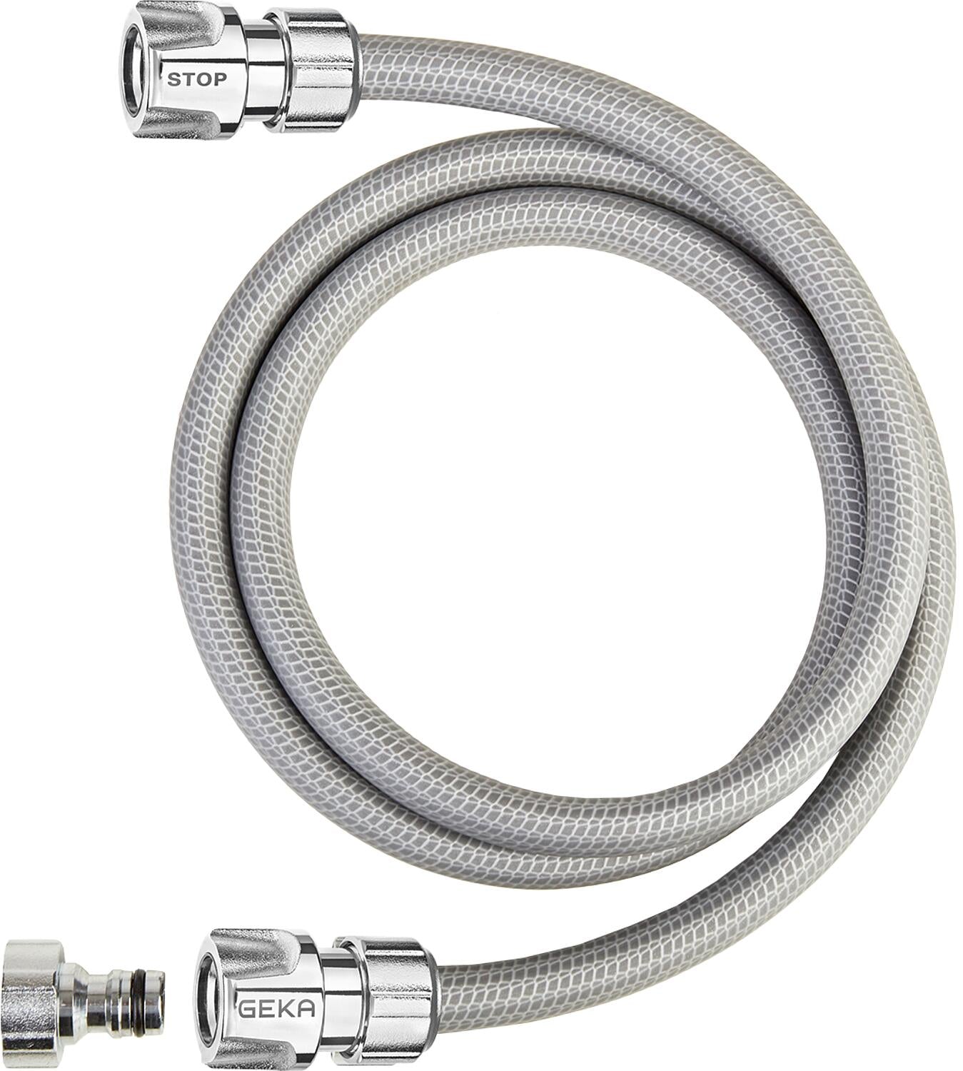 GEKA plus connection set "plug-in system" for hose reels 1/2"-13mm, 1.5m, MS