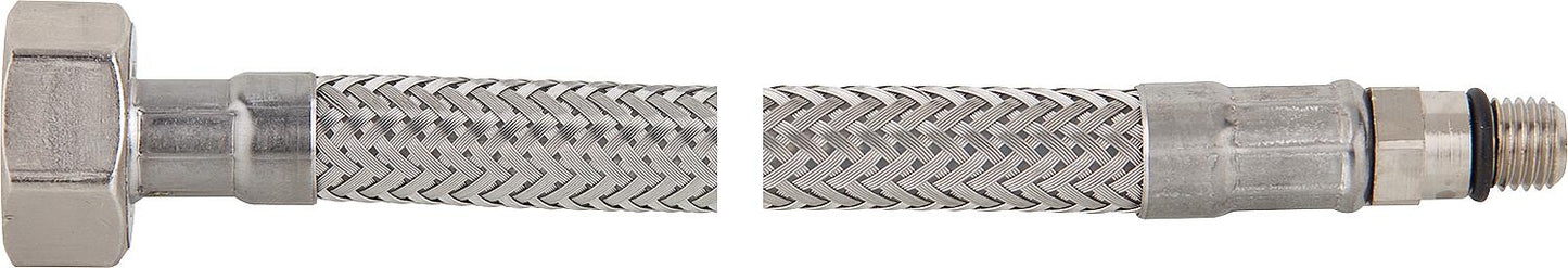 Verbindungsschlauch flexibel 1/2" Ü-Wurfmutter x M 10, KTW-A 350 mm, langer Gewindenippel
