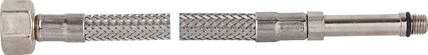 Verbindungsschlauch flexibel 3/8" Ü-Wurfmutter x M 8, KTW-A 350 mm, langer Gewindenippel