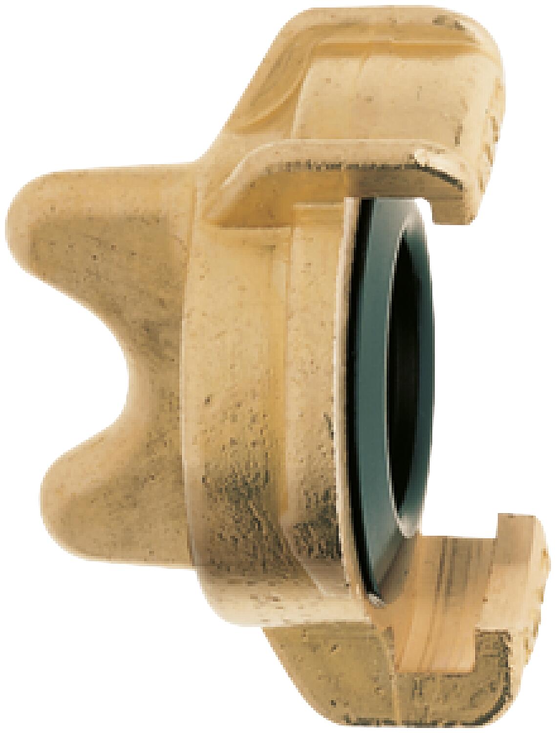 Geka plus-Blindkupplung mit Bohrung