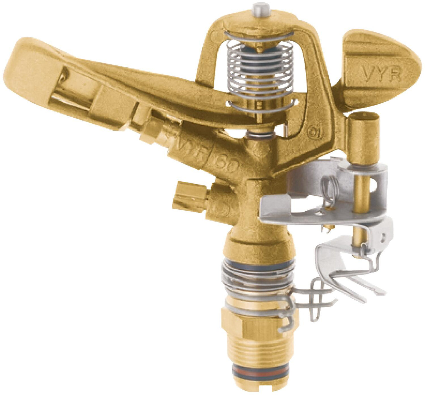 Circular/sector sprinkler, oscillating sprinkler brass