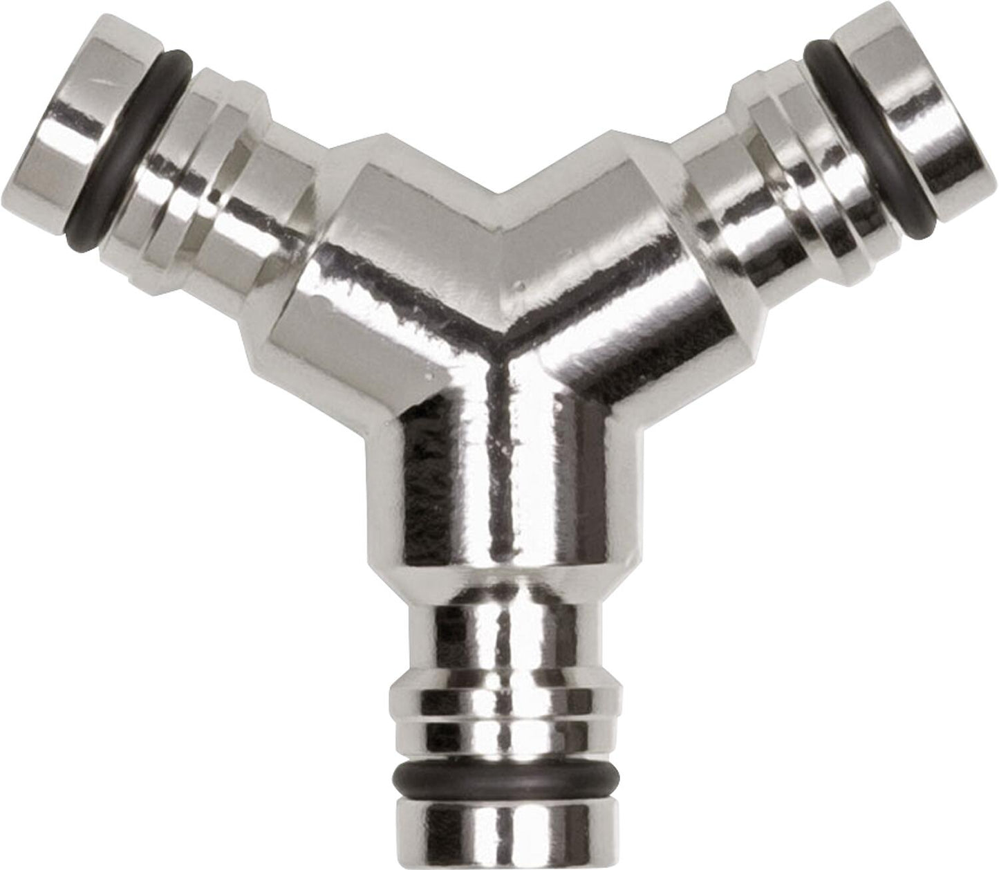 Y-branch connector brass plug system