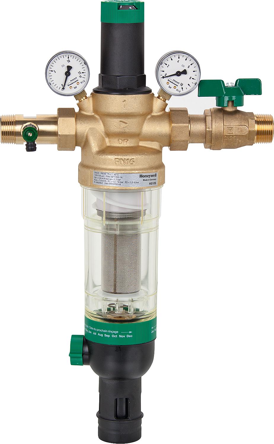 Braukmann Hauswasser-Station Typ HS 10 S-11/4"AA Gewindetülle rück/ausspülb.m.Einstellskala (W2)