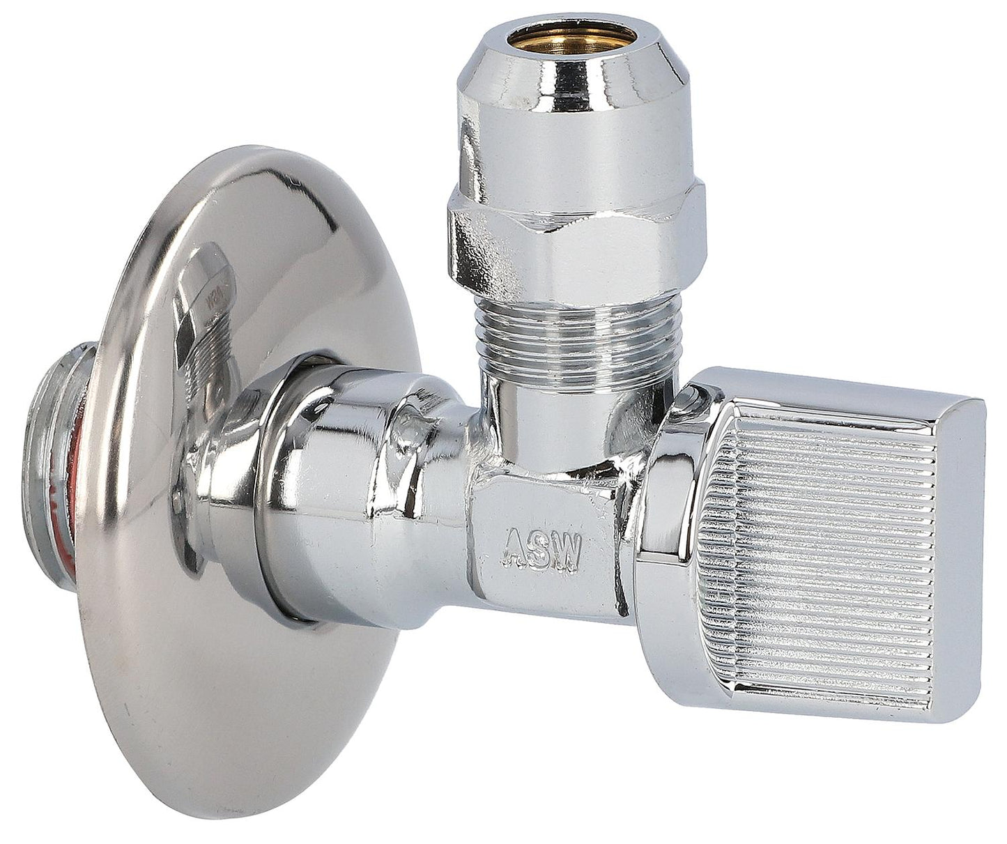 Kugel-Eckventil, verchromt