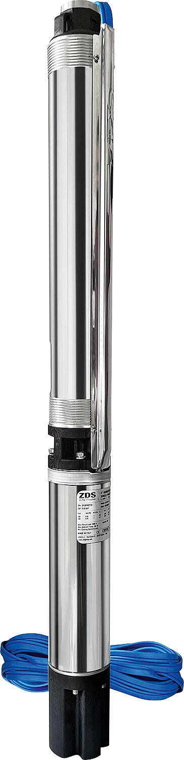 Pompe à moteur submersible type ZD.Jet.3-9/220-230V, 4", 550W Techno Polymère