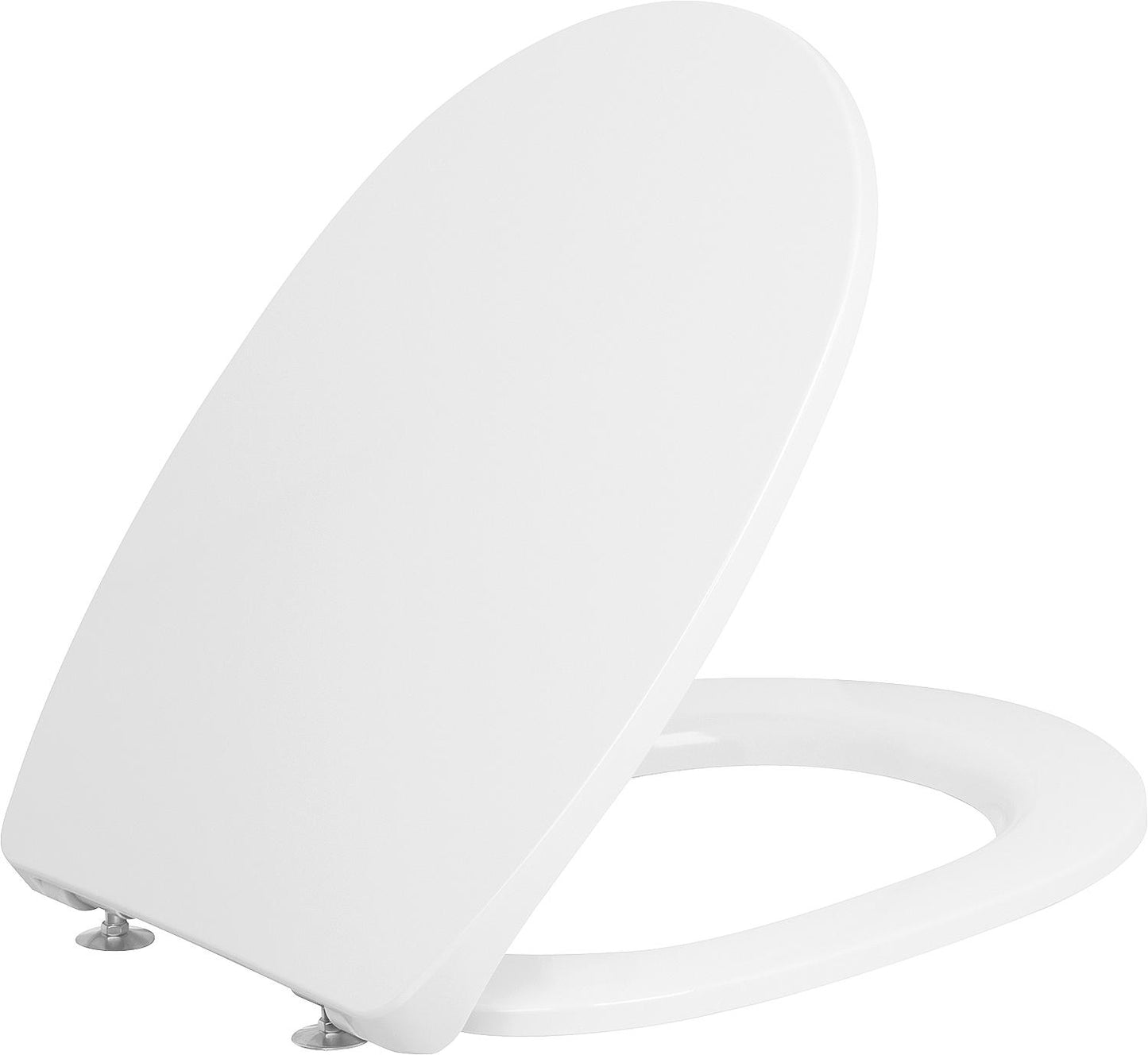 Toilet seat design "Onovo Slim" with soft-close mechanism, Duroplast white