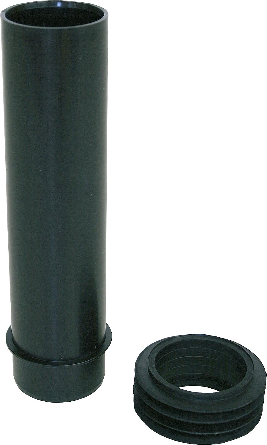 Tuyau d'arrivée WC Ø 55 mm avec raccord de tuyau de chasse d'eau 180 mm L.