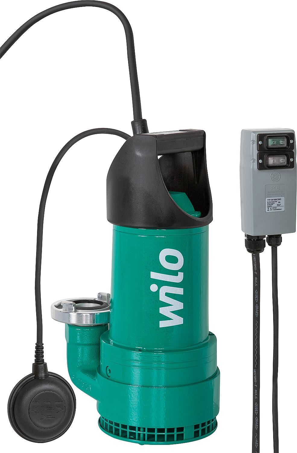 Wilo-EMU-KS 8 ES submersible dirty water pump with float switch