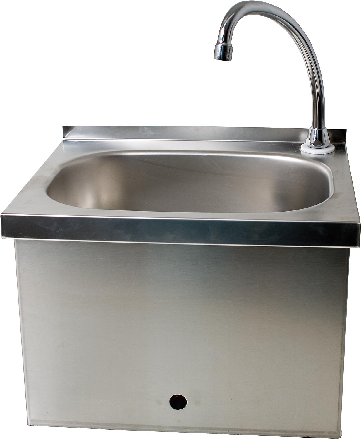 Edelstahl-Hygienebecken berührungslose Sensorsteuerung WM02 Batteriebetrieben