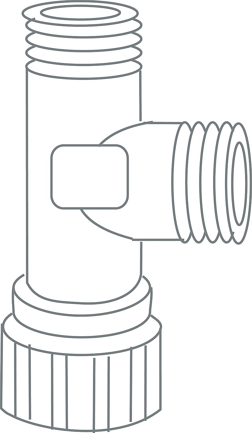 Vanne d'angle 3/8" pour élément de montage Winner-2