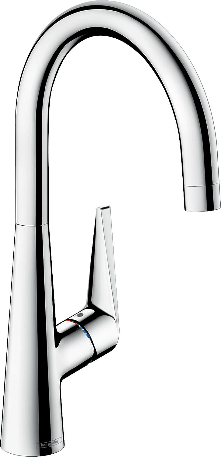 Hansgrohe Talis S 260 kitchen mixer with swivel spout, 203 mm projection, chrome