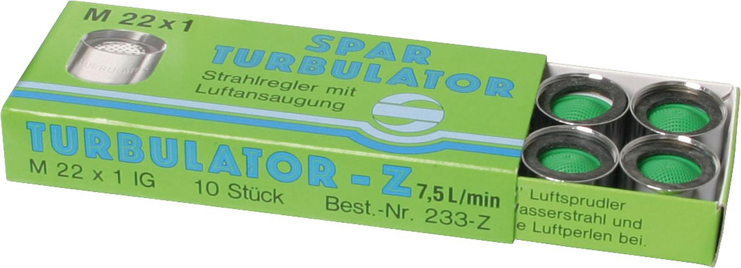 Aérateur économe en eau avec prise d'air
M 22 x 1 IG, 7,5 l/min