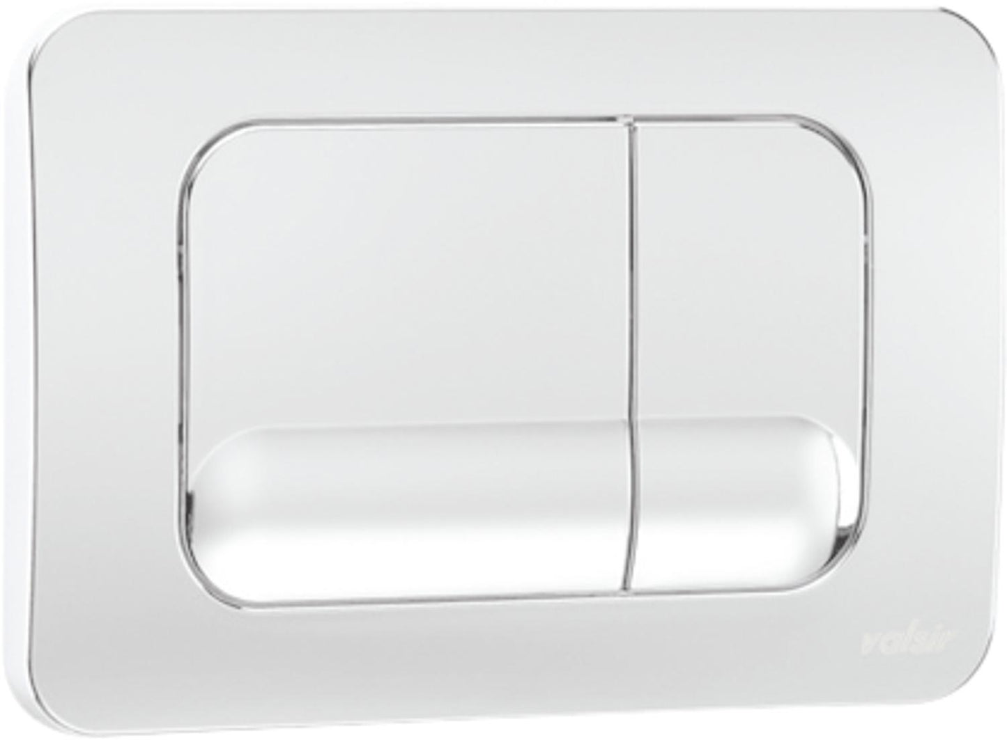 Plaque de commande à double chasse d'eau pour Winner-2, en plastique, à commande frontale, blanche