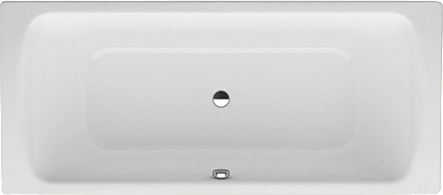 Elunos bathtub 1800x450x800 mm Capacity: 264 l Steel enamel, white