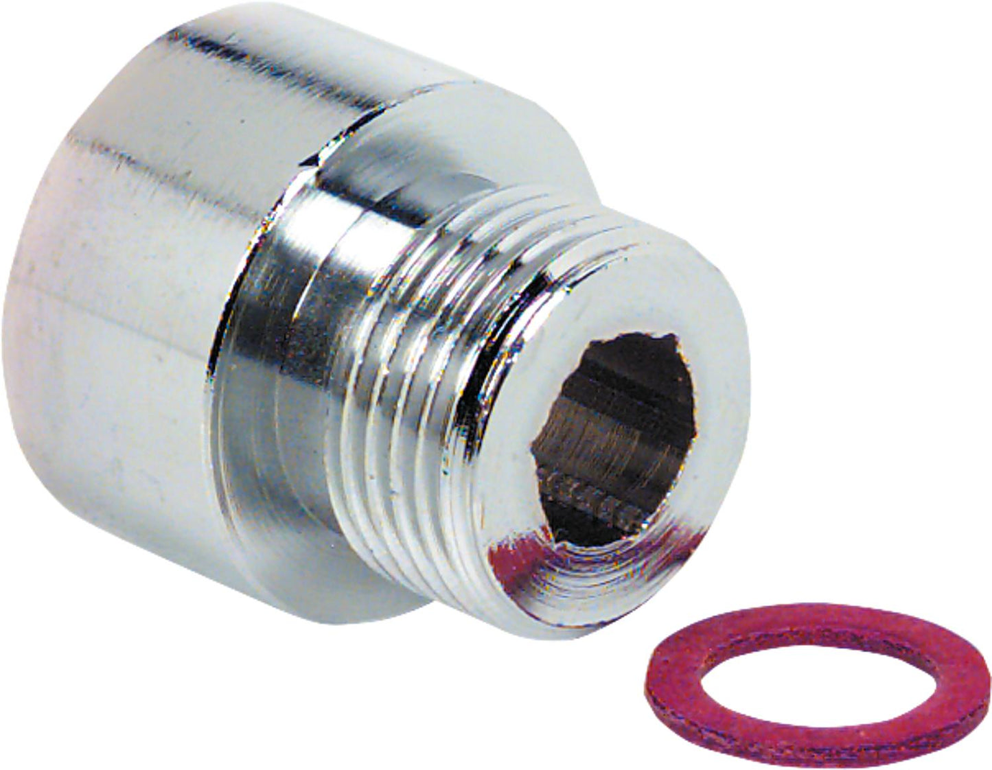 Réducteur en laiton chromé IG 15X1 vers AG 3/8" pour raccord d'appareil