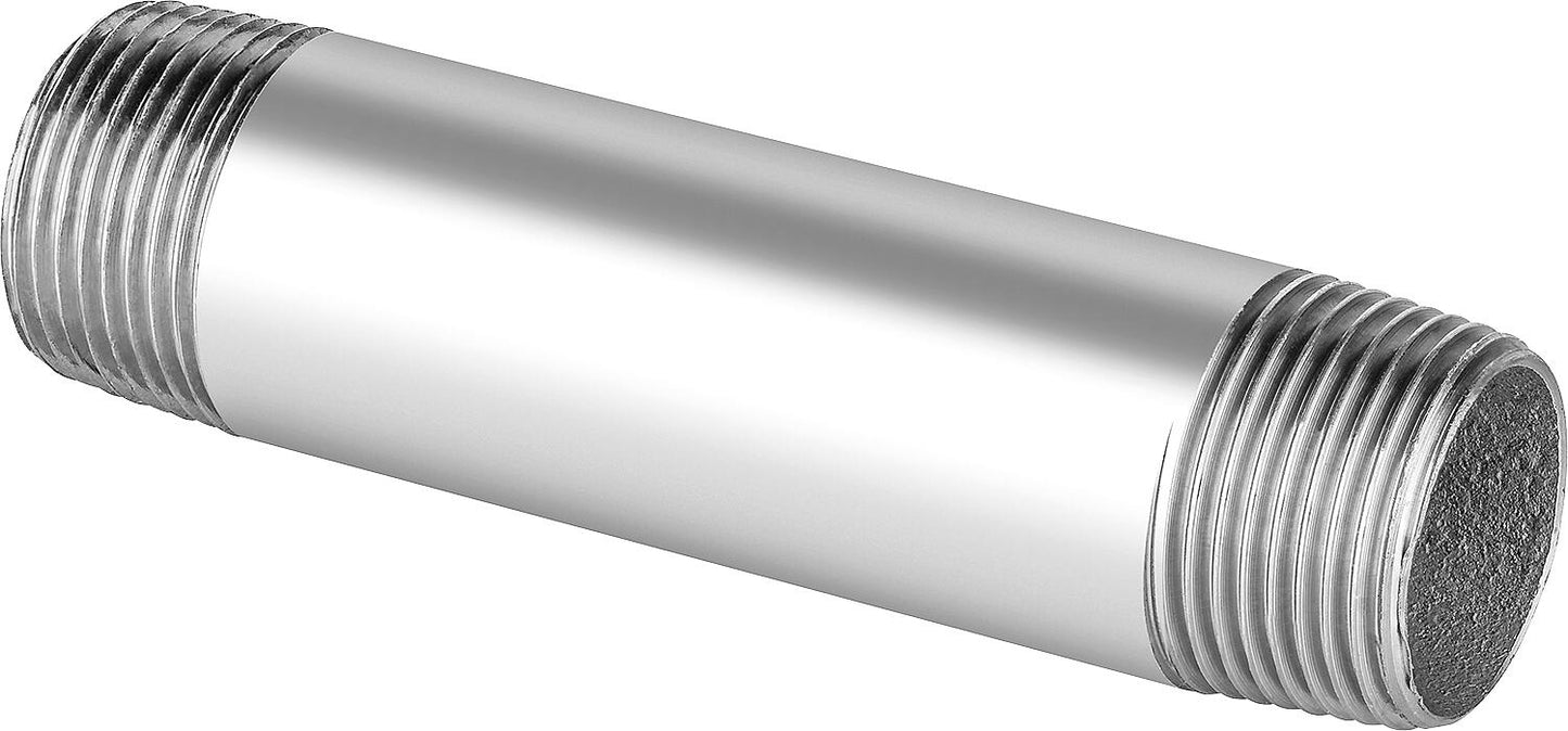 Double pipe nipple, galvanized 3/8", 30 mm male/male thread WG801