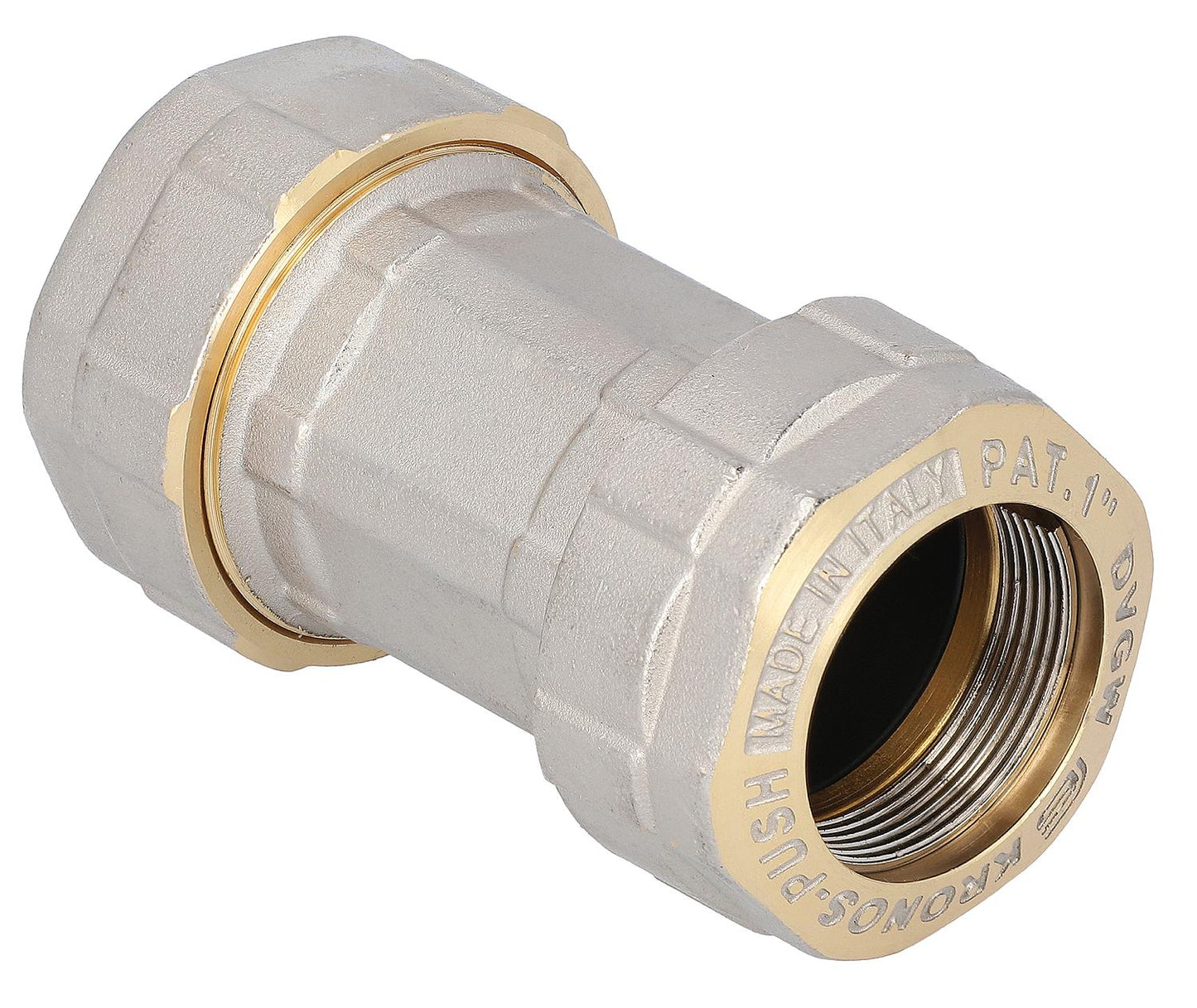 Kronos Push Pipe Connector x Pipe Connector 3/8"